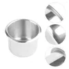 Drink Holder 2 Pcs/set Recessed Cup Stainless Steel Silver Can Interior Accessories For Marine Boat RV Camper Yacht