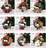Dekorative Blumen 10CM Kreative Mini Weihnachten Kranz DIY Weihnachten Baum Rattan Ornamente Dekorationen Für Haus 2022 Jahr Navidad