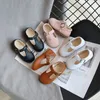 Sneakers Spring Autumn Kids Shoes T Strap Cut outs Leather Baby Girls Princess Single Retro Wedding Casual Shoe 220920