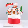 Festliche Lieferungen Weihnachten Kuchen Topper Geburtstag Party Dekor Kinder Frohe Für Zuhause 2022 Noel Ornament Jahr