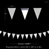 Party Decoratie 10ft Navy Blue White Royal Year Paper Triangle Flag Banners Boy Birthday Baby Shower Bruiloft Decoraties