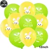 Party Dekoration Aufblasbare Ostern Helium Folien Ballons Obst Thema Ballon Latex Ohren Große Karotte Ballon Für Diy