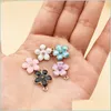 Charms 20Pc/Lot 14X16Mm Colors Cute Flower Pendant Charm Diy Locket Charms Fit For Floating Jewelrys Making 91 E3 Drop Delivery 2021 Dhnrc