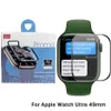 Filmy ekranowe Protektor do Apple Watch Iwatch S8 Ultra 49mm S7 S6 S5 S4 41 45 40 44 38 42 Pełna okładka miękka film ekranowy TPU w pakiecie detalicznym