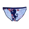 Men's Swimwear Br Aus Fr Uk Flag Men Swimming Briefs Sexy Swimwear Bikini Swimwear For Youth Boy Swimsuit Man Beach Shorts ga295S