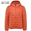 Men039s w dół parki w rozmiarze 11xl 5xl 8xl Mężczyźni na płaszcze Men039s Kurtka Ultra Light Down Jacket Men Feather2500169