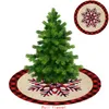 Weihnachtsdekorationen Weißer Baumrock Plüsch Kunstpelz Teppich Dekor