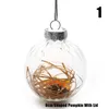 Décoration de fête boules de noël transparentes boule en plastique arbres boîte ouverte boule ornement cadeau de mariage présent maison