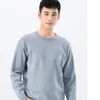 Menströjor Personliga män Tröja Regelbunden tjocklek Anpassa reklam A1306 Gulblå Beige Gray Cotton Polyester 220919