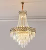 Lustres Duplex Sol Lustre Salon Lampe Simple Villa Phare Haute Couche De Saut Moderne Luxe Cristal Escalier Long