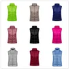 Womens Fashion Winter Ultra-Light Sports Down Jackets V￤st stor storlek Slim Short Women Waistcoat Gilet