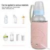 USB Milk Water Bottle Warmer Travel Salvagn Isolerad Baby Nursing Botte Heater Född Spädbarn Portable Bottle Feed Warmers 220920