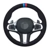 Для BMW M Sport G30 G31 G32 G21 G11 G12 G14 G15 x3 G01 x4 G02 x5 G05 x7 G07 Аксессуары для автомобильного рулевого колеса замша J220808