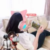 Kulaklıklar 7.1 Stereo Kedi Kulak Oyun Mikrofon Kontrol RGB Işıkları RGB Renkli Kızlar Gamer Kulaklık Bluetooth Telefon Bilgisayar T220916