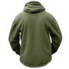 Chaquetas de caza Hombres EE. UU. Militar Otoño Chaqueta táctica de lana térmica Deportes al aire libre Abrigo con capucha Militar Softshell Senderismo Ejército al aire libre