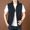 Coletes masculinos coletes masculino de verão tático tático fino casual gilet Outwear multi bolso de pesca viajar jaqueta jaqueta jaleco masculino chalecos 220919