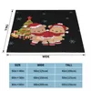 Filtar Happy Christmas Filt Bedstred Bed Plaid Rug 135 Picknick s￤ngkl￤der och omslag