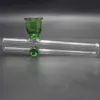 Steamroller Smoking Pipes Glass Steam Roller pipes Green Color