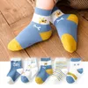 Sokken 112 jaar Kids Spring Socks 5 Paar Kinder Katoen Short Sox For Boys Girls Funny Cartoon Socks Antumn Winter Meias 220919