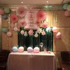 Decorazione per feste Ghirlanda di carta per striscioni di fata di fiori per balli di compleanno Stamina di principessa Baby Shower Forniture preferite per ragazze