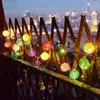 Strings Icoco 20 LED String Lighting Multi-colour Rattan Ball Lights Home Garden Fairy Lamp Party Decor Warm Wit