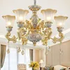 Chandeliers Duplex Villa Living Room Crystal Simple Modern Chandelier Lighting European Luxury Dining Stair Hanging Lights