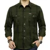 Men's Casual Shirts Cotton Oxford White For Men Long Sleeve Buttons Plaid Shirt Striped Pocket Plus Size 5XL Camisas