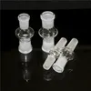 narguilés embouts en silicone pour bangs Silicone NC Dab Straw Oil Rigs Pipe à fumer capteur de cendres en verre Bong Convertisseur d'adaptateur en verre