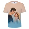 TV clássica de camisetas masculinas depois de colidir a camiseta do gola O homens homens crianças filhos de verão Harajuku Street Boys/meninas tops românticos