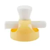 Baking Moulds Yellow donut mold with dipping tongs ABS plastic biscuit molds baking tools accessories