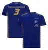 Uniforme de l'équipe F1 de Formule 1 pour hommes, T-Shirt de sport à col rond à manches courtes, grande taille, costume de course personnalisé 205f