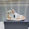 Włosze marka Skel High Top Sneakers buty szkieletowe kości zamszowe skórzane trenerzy czaszki męskie deskorolki spacery komfortowe sporty ślubne eu38-46