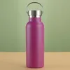 20oz stainless steel sport water bottle with metal lid double wall keep warm drinking kettle outdoor gym cold bottles 0919