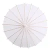 Papier blanc pur fête de mariage décoration photographique performance théâtrale prop parapluie GWB15583