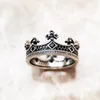 Bröllopsringar Royal Ring Crown Europe Style Victorian Fine Jewelry for Women Men Summer Brand Vintage Kings Pure 925 Sterling Silv7368006