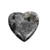 50 stycken Natural Heart Crystal Palm Pocket Stone Healing Gemstone Thumb Stones Reiki Balancing For Decoration Diy Jewelry Gift Decor No Hole