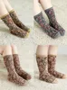 Autumn Socks Girls Exquisite Curling Skin Friendherly Warm Elastic Socks 220919