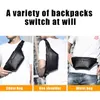 Yorai Nya m￤n Fanny Pack Teen Fashion Pu Leather Midja Packar Male H￶g kapacitet axelv￤ska midjev￤ska rese telefonp￥se J220705