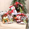 Decorative Flowers Legs Small Merry Christmas Wreath Rattan Wreaths For Front Door Hanging Xmas Ornament Garland Indoor/ Outdoor House