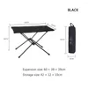 Kampmeubilair draagbare opvouwbare tafel camping buiten computer bed tafels picknick aluminium ultra licht vouwbureau klimmen