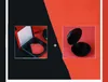四角いエアクッション空のボックスファンデーションボトルポンジパウダーパフ赤と黒の色のマッチングパッケージング素材