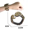 Masques de fête 2PCS Faux Serpent Nouveauté Jouets Simulation Bracelet Effrayant Crotale Cobra Horreur Drôle Anniversaire Jouet Blague Blague Cadeaux