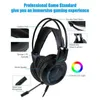 Casques 7.1 Surround Sound Gaming Headset avec microphone LED Casque de jeu coloré Basse stéréo pour Xbox One PS4 Ordinateur PUBG Gamer T220916