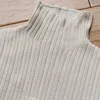 Damenpullover BOOFEENAA Y2k Gestrickte Rollkragenpullover Weste mit Langarm Solide Indie Vintage Crop Tops Herbst Winter Kleidung Frauen C88DZ20 220920