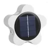 4pcs Plum Blossom Wall Solar Lamp Outdoor Waterproof Atmosphere Decoration Night Light Home Courtyard Garden Terrace Balcony