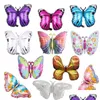 Dekoracja imprezy 1PC Butterfly aluminium foli balony