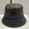 Femmes039S PU Cuir Bucket Hat Men039s épaissis Hiver Winter Solid Bob Panama Caps Wide Brim Sun Fishing Fisherman Hat pour LA2085922