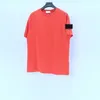 22ss POLO Estate Uomo Collezione Trendy Bussola Logo Patch T Shirt Cotone Donna T-shirt tinta unita Stile Streetwear Casual