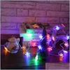 Décoration De Fête 600Cm Led Guirlande Lumineuse Cuivre Sier Fil Guirlande Lumière Fée Étanche Pour Noël Mariage Drop Delivery 2021 Hom Dhboc