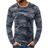 Magliette da uomo Classiche da uomo Camouflage manica lunga T-shirt Primavera Autunno Tattico militare Camo T-shirt Slim Casual Tee Tops Abbigliamento 220919